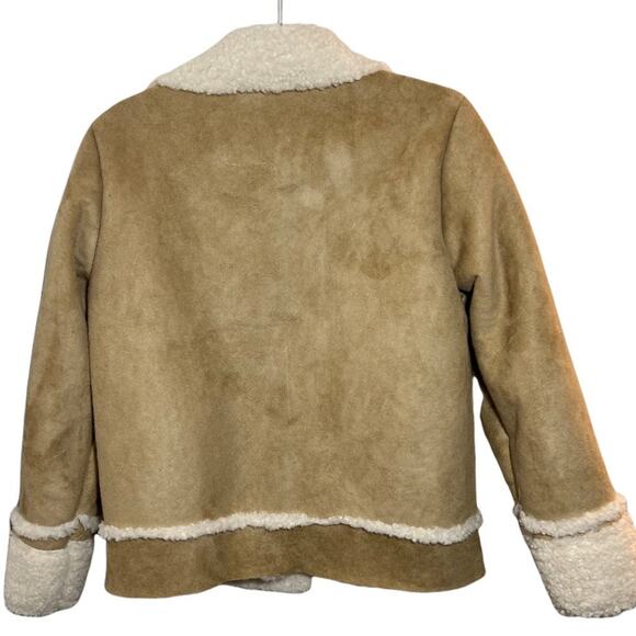 Nasty Gal Faux Shearling Jacket - Picture 2 of 3